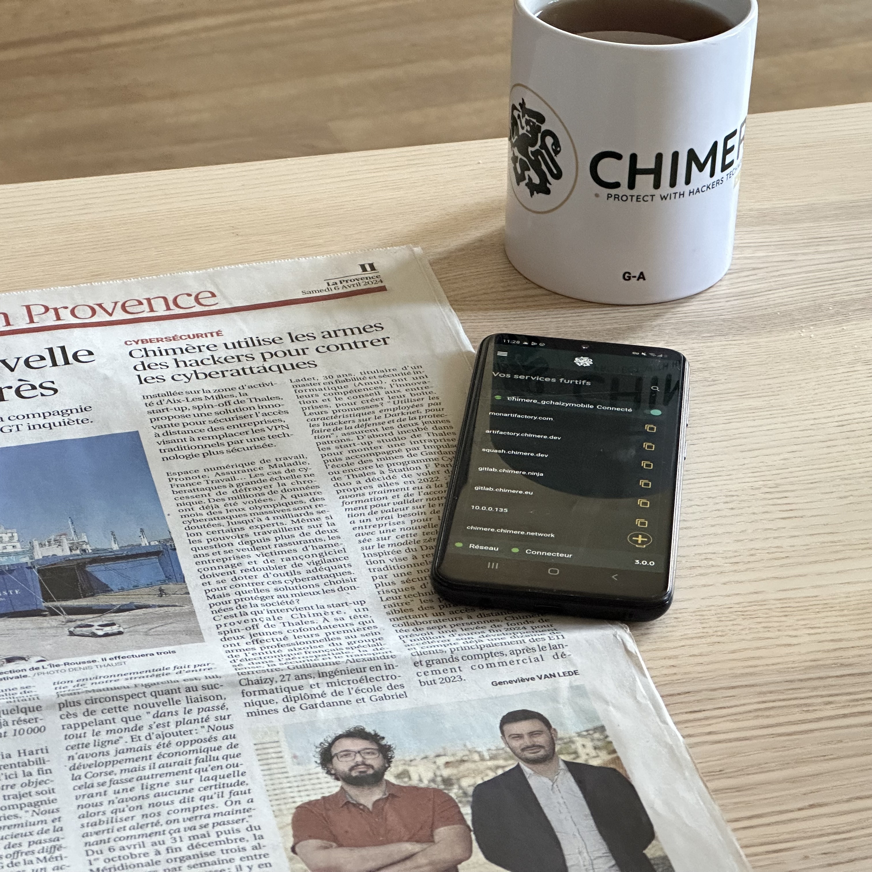 The article in La Provence about Chimere